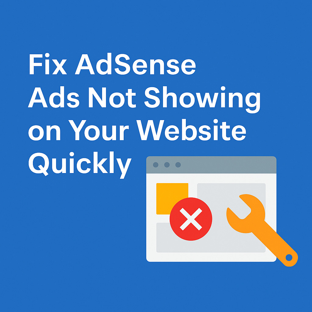 Fix AdSense Ads Not Showing on Your Website Quickly