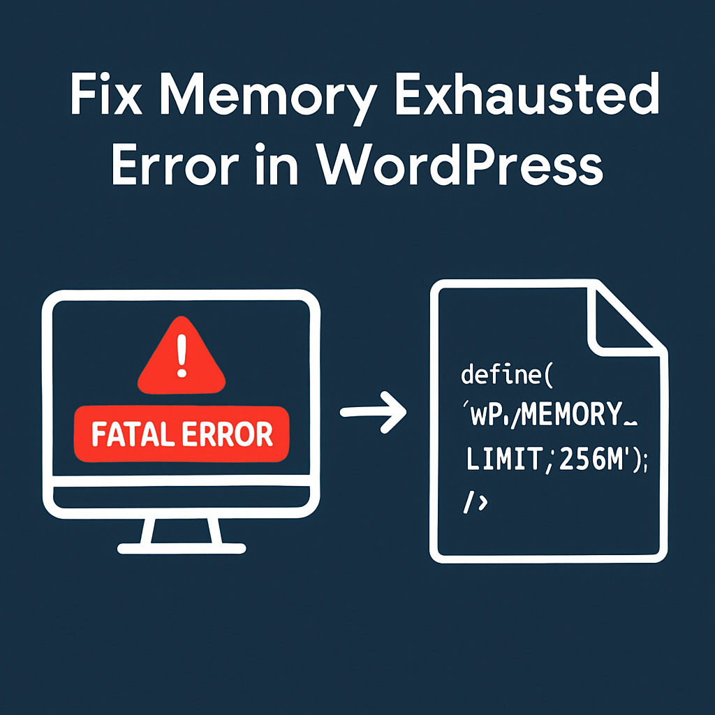 Fix Memory Exhausted Error in WordPress (Step-by-Step)