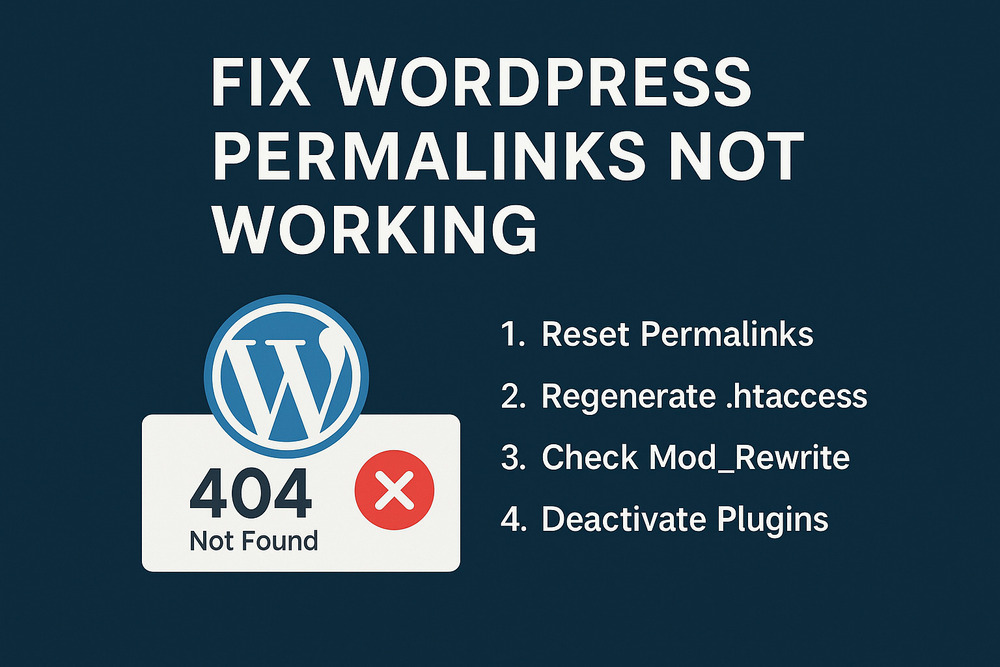 How to Fix WordPress Permalinks Not Working – Full Troubleshooting Guide